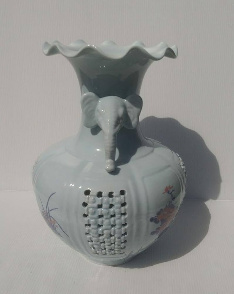 高麗青磁 趙京 花瓶 壺 壷 華道具 花道具 茶道具 花器 花入 花生 飾壺 高麗青磁 趙京 花瓶 壺 壷 華道具 花道具 茶道具 花器 花入 花生